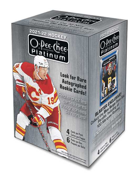 2021-22 O-Pee-Chee Platinum Hockey Trading Cards Blaster Box
